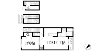 グラース宝塚の物件間取画像